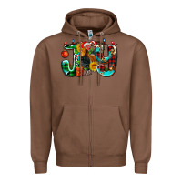 Chestnut joy with roaster Zipper Hoodie - AdoDesignShop