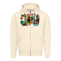 Sandshell joy with roaster Zipper Hoodie - AdoDesignShop