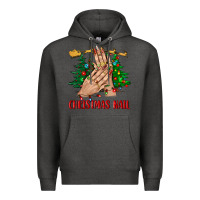 Charcoal Heather christmas nail bbs Premium Hoodie - BundleAndBundleShop