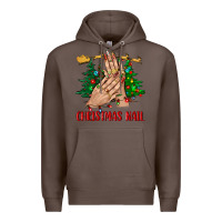 Coffee christmas nail bbs Premium Hoodie - BundleAndBundleShop