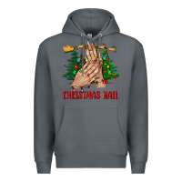 Rock christmas nail bbs Premium Hoodie - BundleAndBundleShop