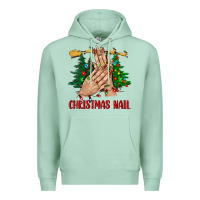 Seafoam christmas nail bbs Premium Hoodie - BundleAndBundleShop