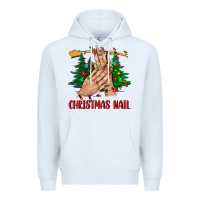 White christmas nail bbs Premium Hoodie - BundleAndBundleShop