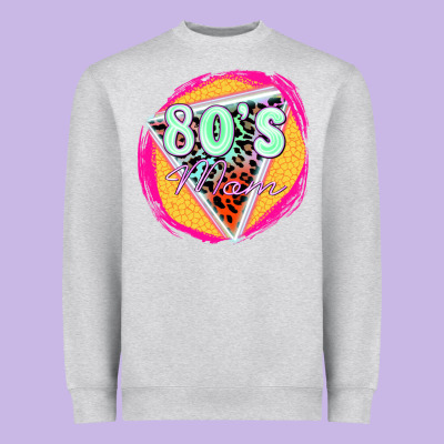 80's Mom Heavyweight Sweatshirt Designed By Zillion Design Studio