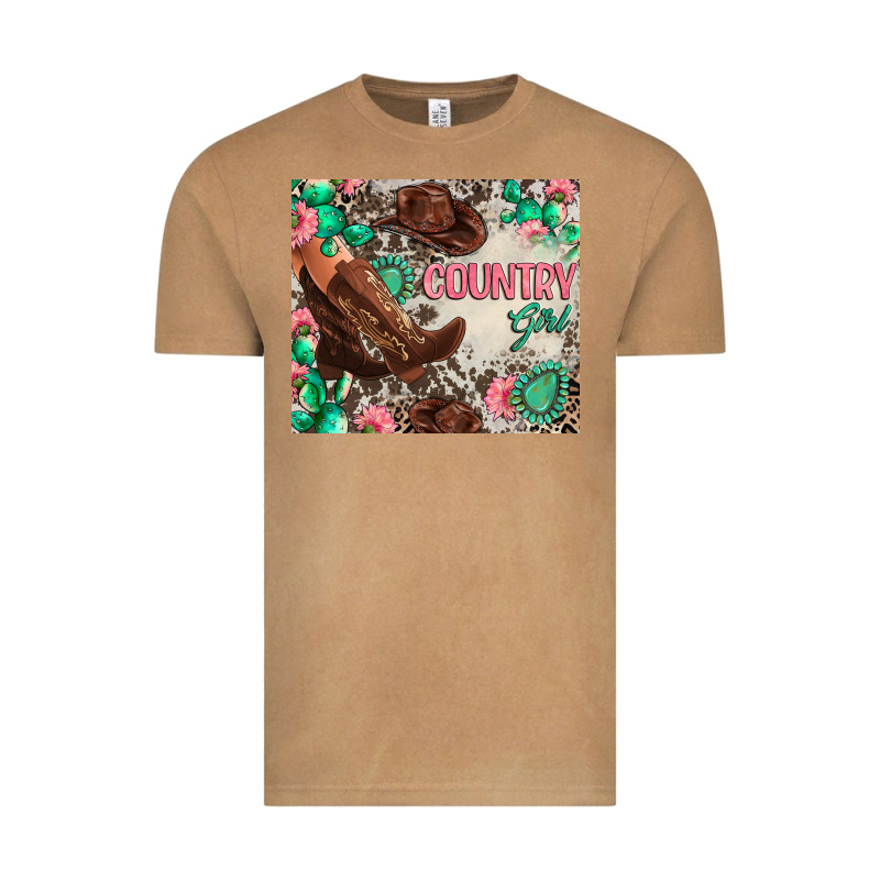 Country Girl Vintage Tee by Zillion Design Studio | Teevron
