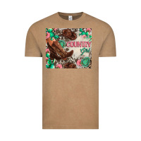 Vintage Coffee country girl Vintage Tee - Zillion Design Studio