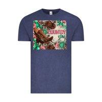 Vintage Denim country girl Vintage Tee - Zillion Design Studio