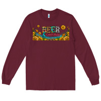 Burgundy beer and sunshine 16oz libbey cup Long Sleeve Tee - HRA Design Shop
