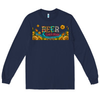 Navy beer and sunshine 16oz libbey cup Long Sleeve Tee - HRA Design Shop