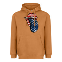 America 4th Of July Tongue Heavyweight Hoodie | Teevron