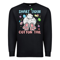 Black shake your cotton tail Premium Sweatshirt - MaliasSmallBusiness