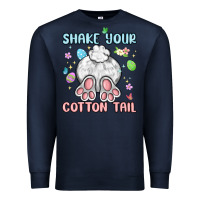 Navy shake your cotton tail Premium Sweatshirt - MaliasSmallBusiness
