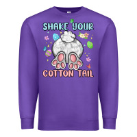 Purple shake your cotton tail Premium Sweatshirt - MaliasSmallBusiness