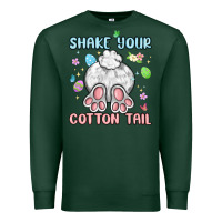 Sports Green shake your cotton tail Premium Sweatshirt - MaliasSmallBusiness