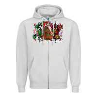 Joy And Horse Christmas Zipper Hoodie | Teevron