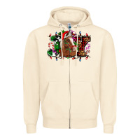 Sandshell joy and horse Christmas Zipper Hoodie - AdoDesignShop