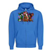 True Royal joy and horse Christmas Zipper Hoodie - AdoDesignShop