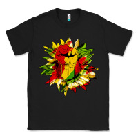 Black juneteenth sunflower Classic Tee - HRA Design Shop