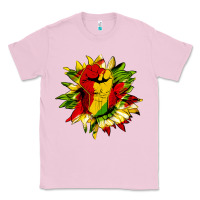 Bubblegum Pink juneteenth sunflower Classic Tee - HRA Design Shop