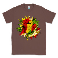 Chestnut juneteenth sunflower Classic Tee - HRA Design Shop