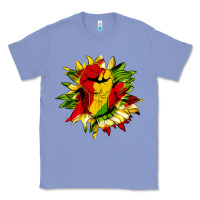 Colony Blue juneteenth sunflower Classic Tee - HRA Design Shop