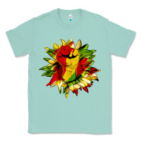 Seafoam juneteenth sunflower Classic Tee - HRA Design Shop
