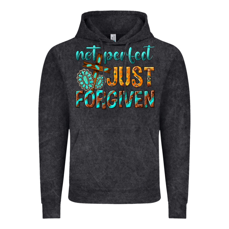 Not Perfect Just Forgiven Vintage Hoodie by texasbilliewilder | Teevron