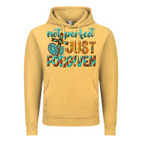 Vintage Mustard not perfect just forgiven Vintage Hoodie - texasbilliewilder
