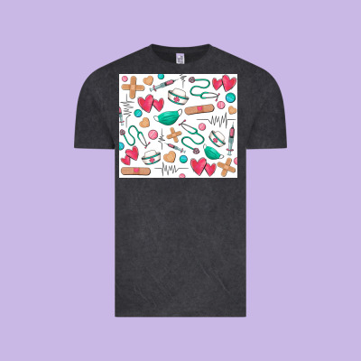 Nurse Vintage Tee Designed By Zillion Design Studio