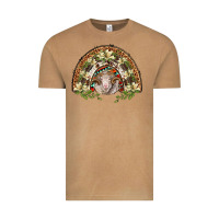 Vintage Camel merino wool ram lily rainbow Vintage Tee - BarkalooDesign