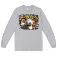 Moon Dust sunflower sheep Long Sleeve Tee - RacoonDesign