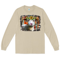Mushroom sunflower sheep Long Sleeve Tee - RacoonDesign