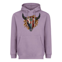 American Bull Skull Heavyweight Hoodie | Teevron