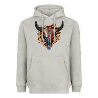 Moon Dust American Bull Skull Heavyweight Hoodie - Jasminsmagicworld