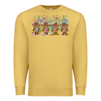 Antique Gold easter day baby highland cow Premium Sweatshirt - MaliasSmallBusiness