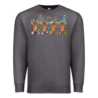 Easter Day Baby Highland Cow Premium Sweatshirt | Teevron