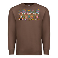 Chestnut easter day baby highland cow Premium Sweatshirt - MaliasSmallBusiness