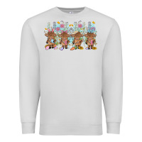 Dove Grey easter day baby highland cow Premium Sweatshirt - MaliasSmallBusiness