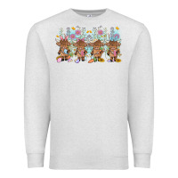 Oatmeal Heather easter day baby highland cow Premium Sweatshirt - MaliasSmallBusiness