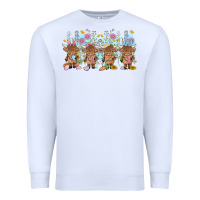 White easter day baby highland cow Premium Sweatshirt - MaliasSmallBusiness