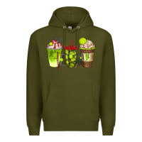Army Green tennis coffee cups bbs Premium Hoodie - BundleAndBundleShop