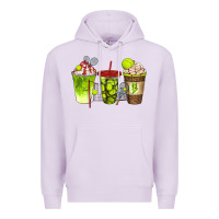 Lilac tennis coffee cups bbs Premium Hoodie - BundleAndBundleShop