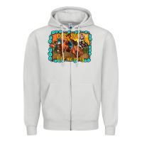 Dove Grey cowboy take me away Zipper Hoodie - JahusDesignShop