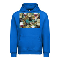 Cobalt California Wine with Leopard Background Urban Hoodie - Bettercallsaul