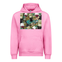 Fuchsia Pink California Wine with Leopard Background Urban Hoodie - Bettercallsaul