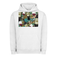 Pigment Lunar Rock California Wine with Leopard Background Urban Hoodie - Bettercallsaul