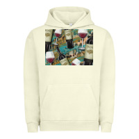 Pigment Pistachio California Wine with Leopard Background Urban Hoodie - Bettercallsaul