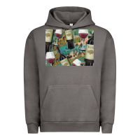Pigment Tornado California Wine with Leopard Background Urban Hoodie - Bettercallsaul