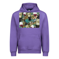 Tulip California Wine with Leopard Background Urban Hoodie - Bettercallsaul