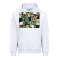 White California Wine with Leopard Background Urban Hoodie - Bettercallsaul